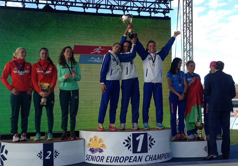 MInsk, le azzure sul podio a squadre