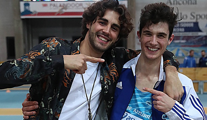 Due ori mondiali si festeggiano, Stefano Sottile e Gianmarco Tamberi