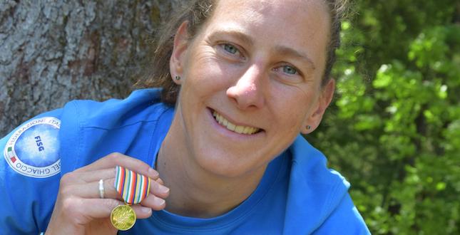 Cecilia Maffei con l'argento olimpico