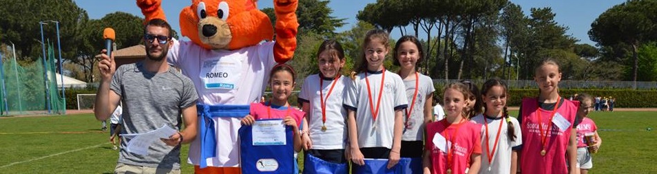 Il podio del Trofeo Aurelio-Trionfale per le elementari