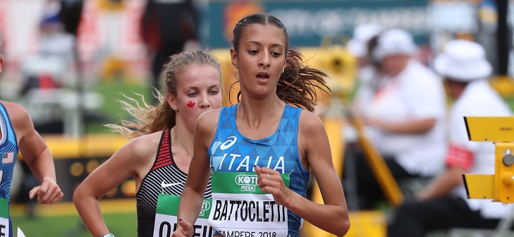 Nadia Battocletti, finalista sui 3000 ai Mondiali di Tampere