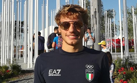 Giorgio Malan, prima fiamma azzurra ai Giochi Olimpici Giovanili