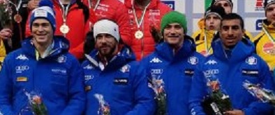 Il bob a quattro di Patrikc Baumgartner, quinto in Coppa Europa