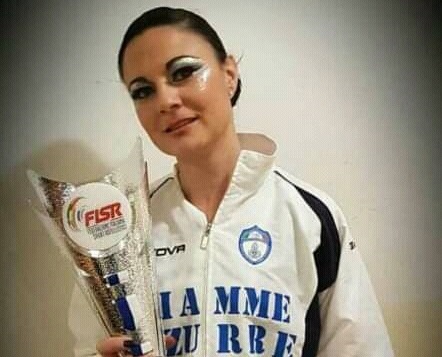 Francesca Ciani Passeri con il trofeo tricolore di Firenze