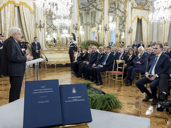 Il Presidente Mattarella riceve una rappresentanza della Penitenziaria