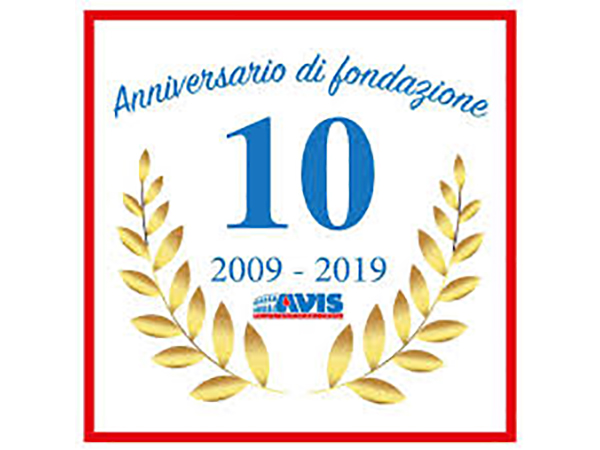 Locandina del 10° anniversario di fondazione