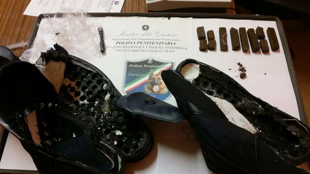 Potenza &ndash; Droga nelle scarpe di un detenuto