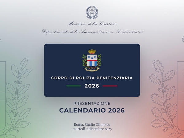 Polizia penitenziaria: cerimonia di presentazione del Calendario 2026