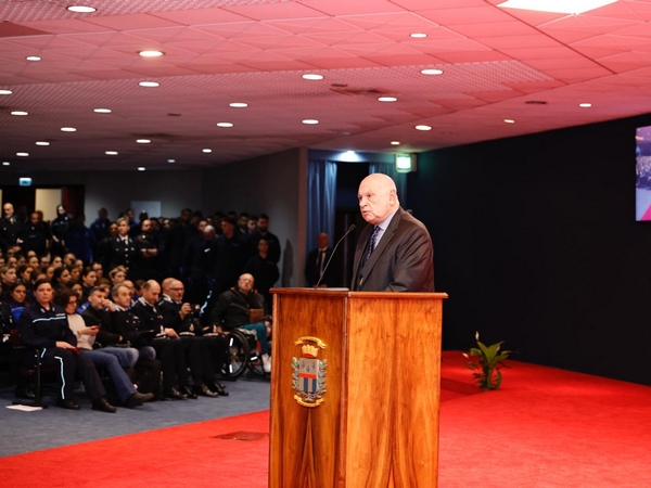 Il ministro Nordio interviene alla cerimonia per il XXV anniversario del GOM alla Scuola "Giovanni Falcone"