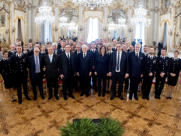 Il Presidente Mattarella riceve la Polizia penitenziaria